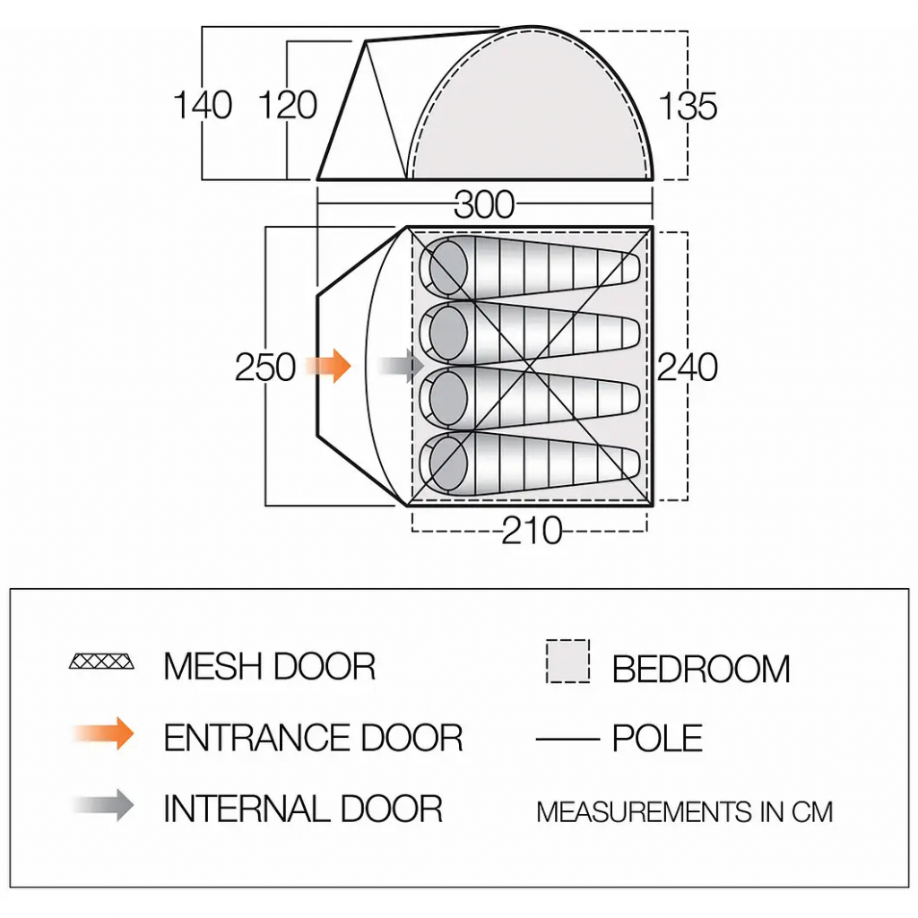 Намет Vango Tay 400 Treetops (926321) - зображення 2