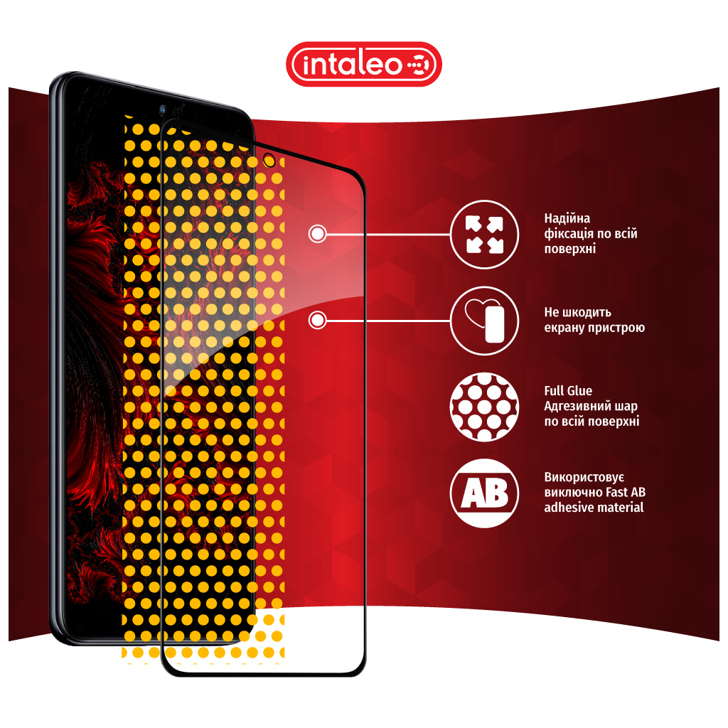 Скло захисне Intaleo Full Glue Xiaomi 12T/12T Pro Black (1283126546433) - зображення 7
