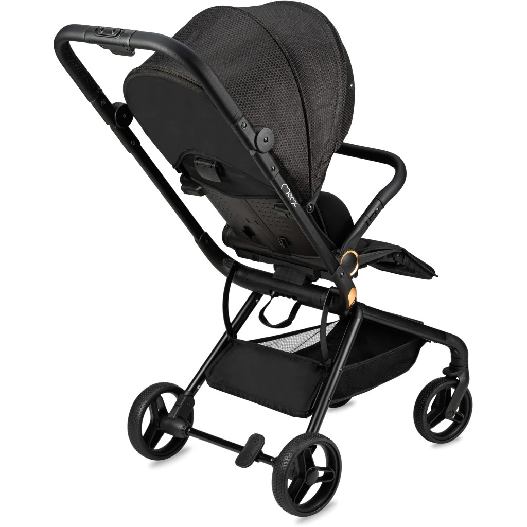 Коляска MoMi Adelle, чорна з червоним (WOSP00035) - зображення 6