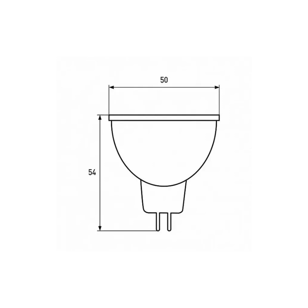 Лампочка Eurolamp LED SMD MR16 3W GU5.3 4000K 220V (LED-SMD-03534(P)) - изображение 3