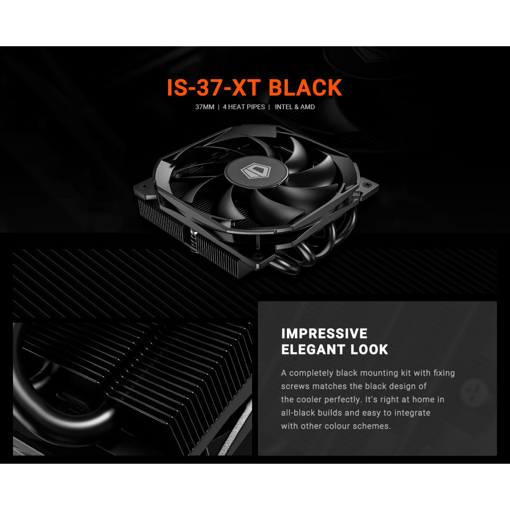 Кулер до процесора ID-Cooling IS-37-XT Black - picture 9