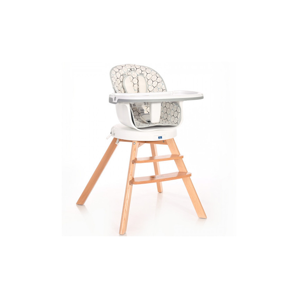 Стілець для годування Bertoni/Lorelli NAPOLI grey hexagons (23728) - зображення 1