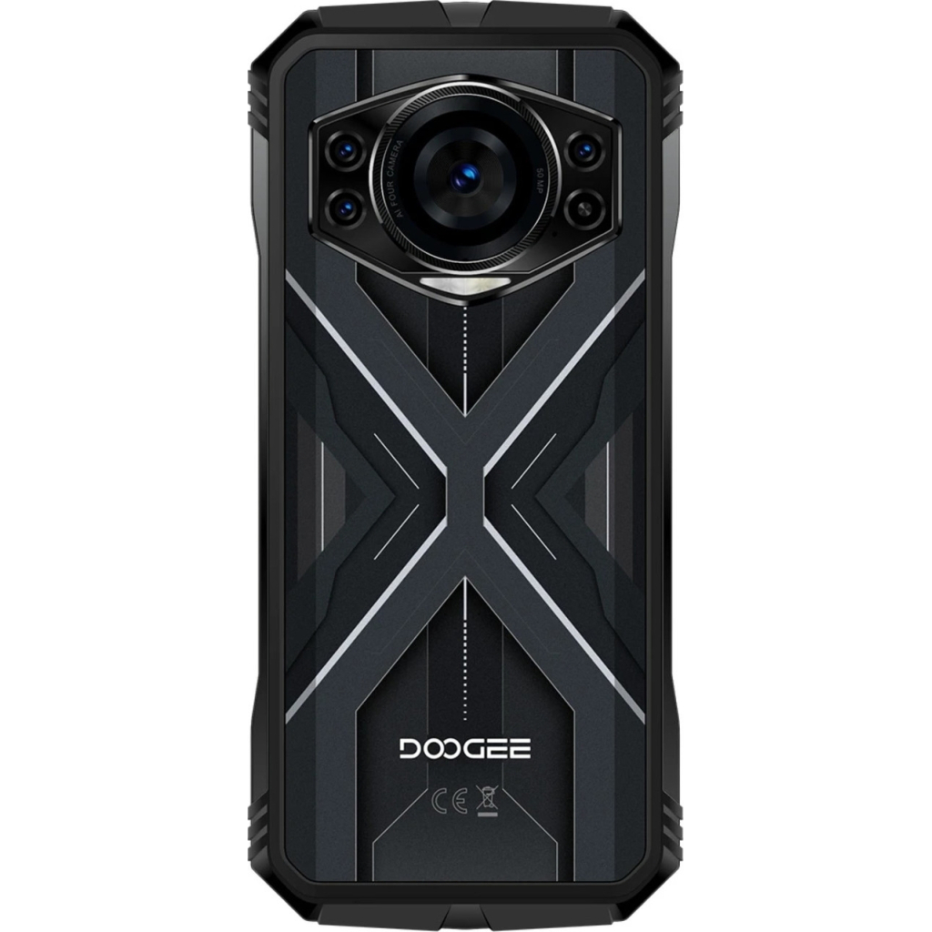 Мобільний телефон Doogee S cyber 8/256Gb Black Silver (6923740212424) - зображення 3