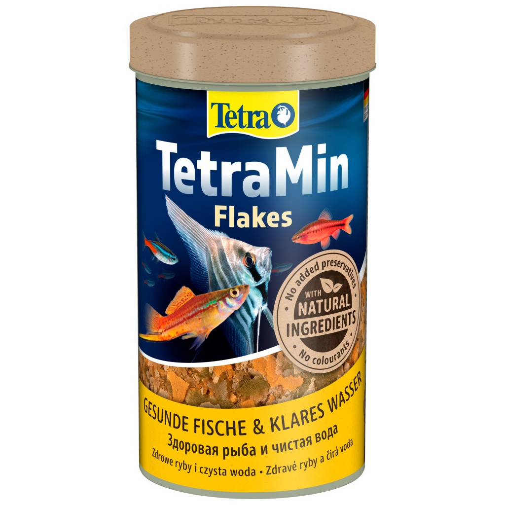 Корм для риб Tetra Min Flakes для акваріумних рибок 100 г (пластівці) (4004218735019) - зображення 1