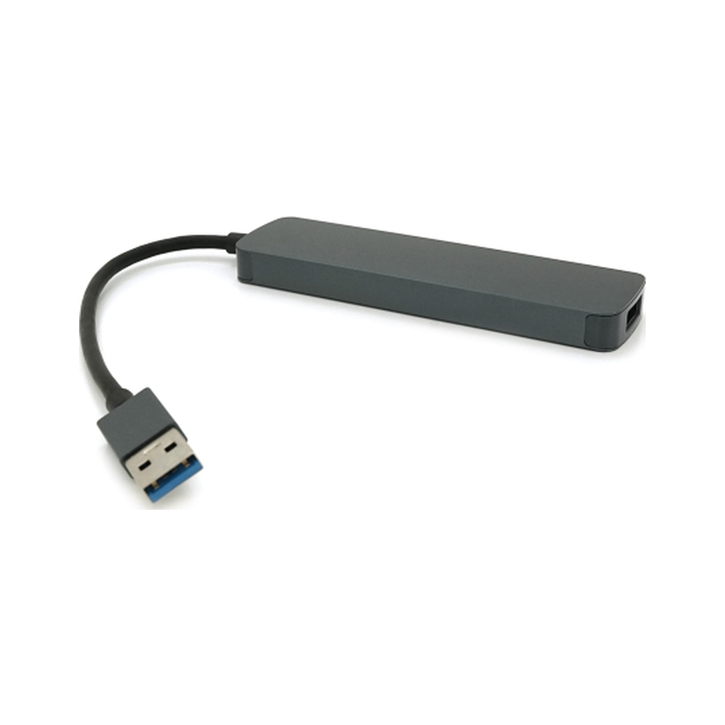 Концентратор Voltronic USB 3.0 to 4xUSB 0.2m aluminum (YT-3H4/2TB) - зображення 2