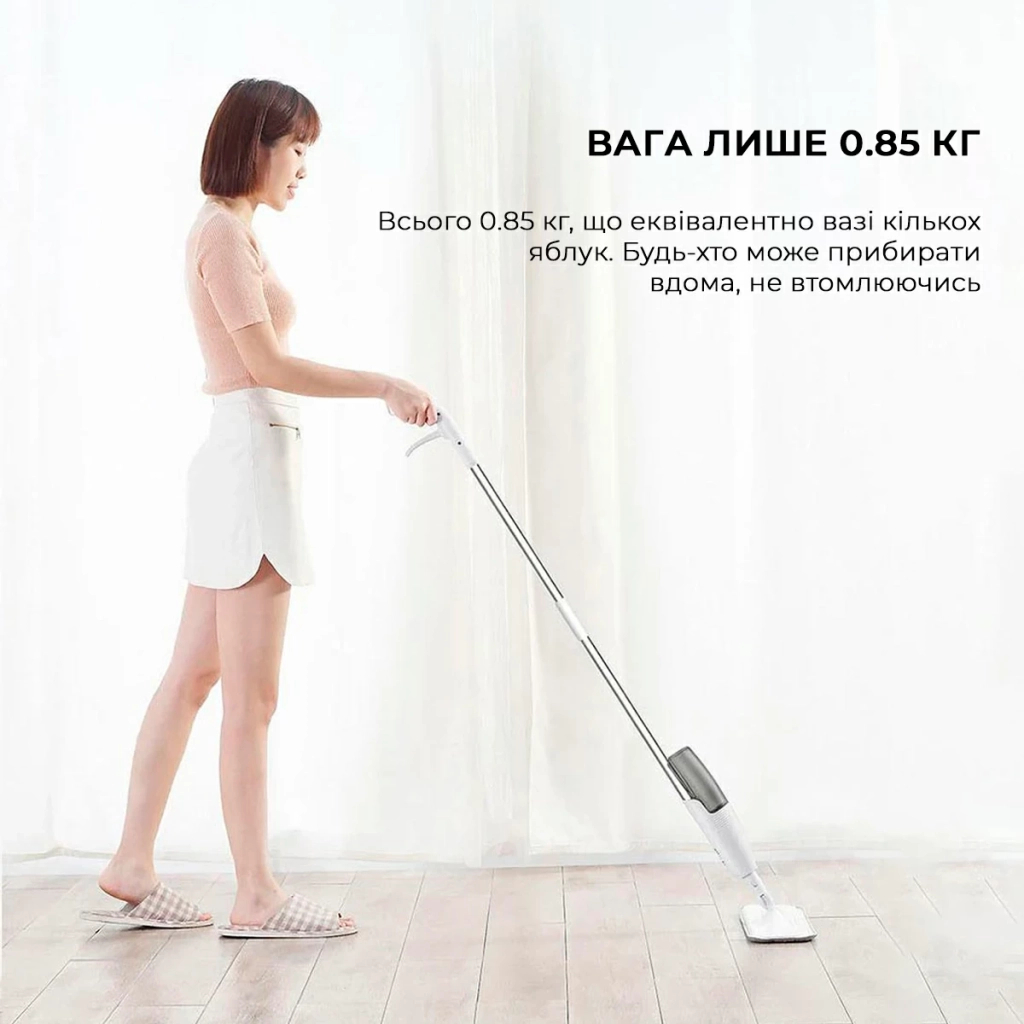 Пилосос Deerma Spray Mop White (TB500) - зображення 12