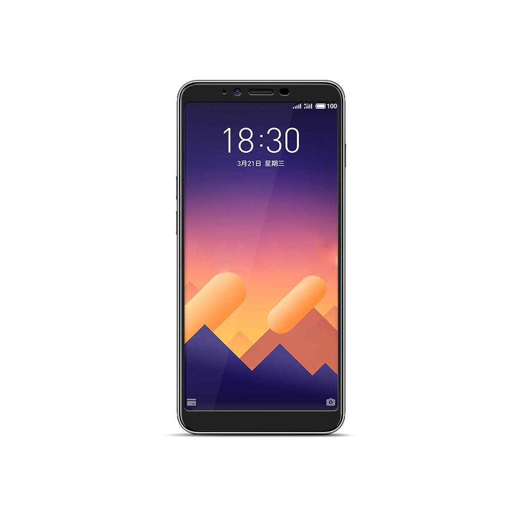 Скло захисне PowerPlant Full screen Meizu E3 Black (GL605170) - зображення 2