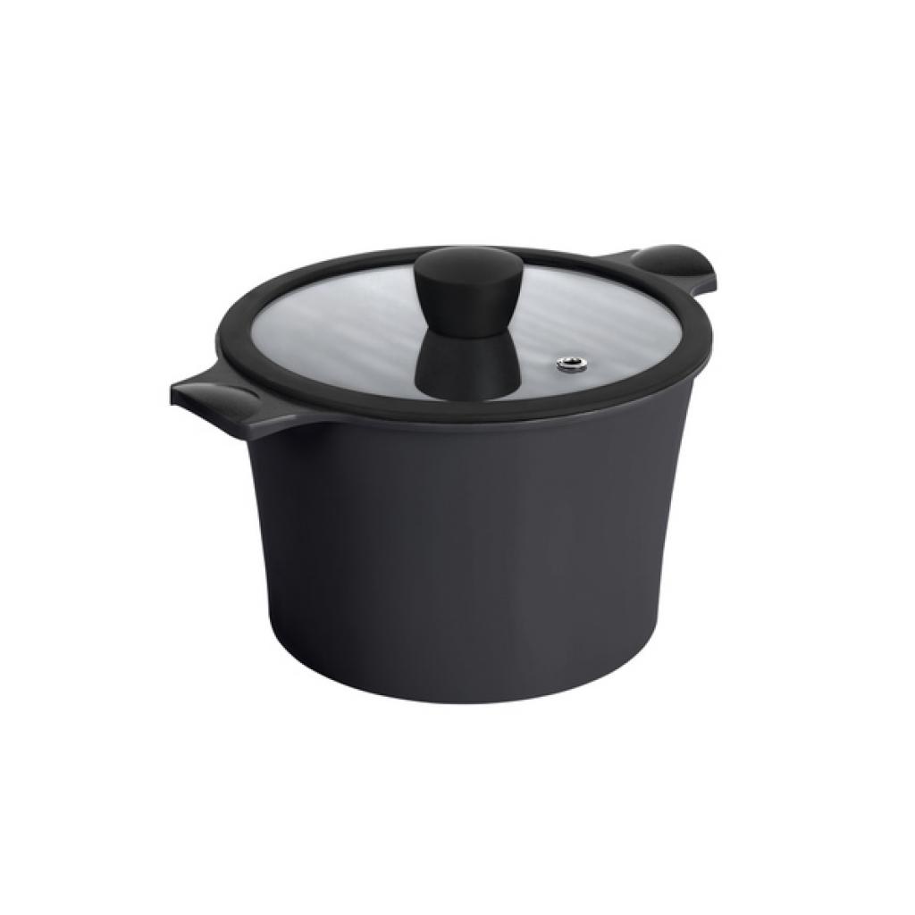 Каструля Ringel Zitrone black с крышкой 5,8 л (RG-2108-24/2 BL) - зображення 1