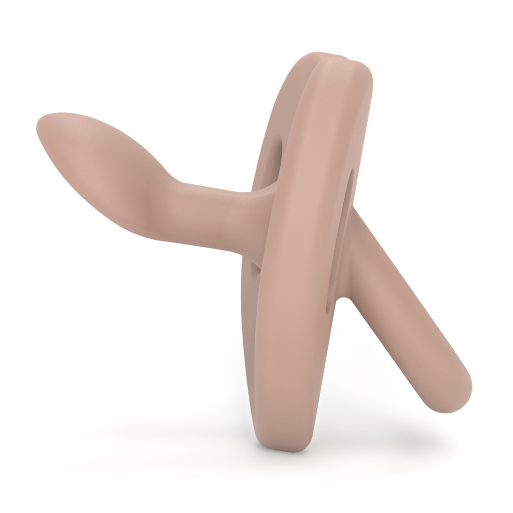 Пустушка Suavinex Colour Essence 0-6 міс, анатомічна силіконова, нюдова (308086) - изображение 2