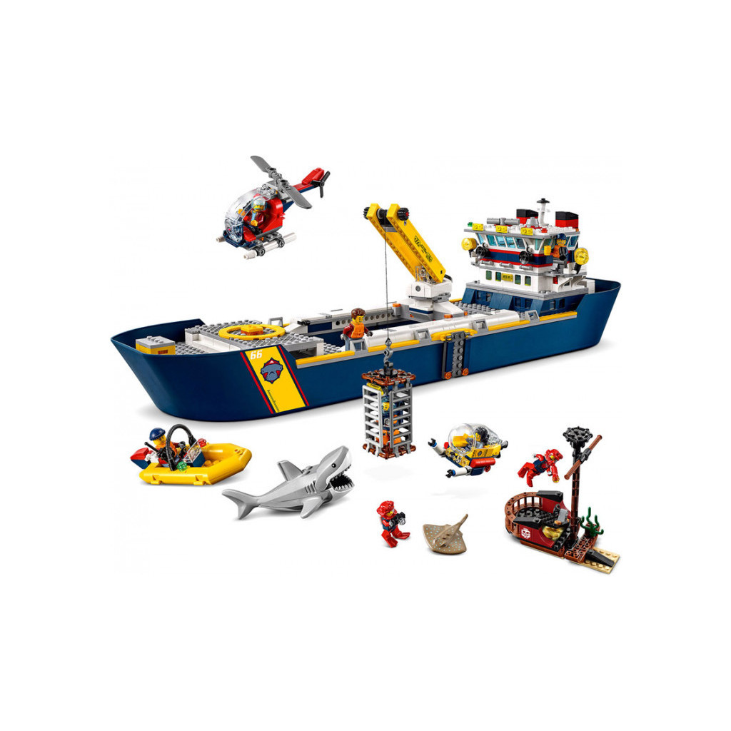 Конструктор LEGO City Океан: дослідницьке судно 745 деталей (60266) - зображення 3