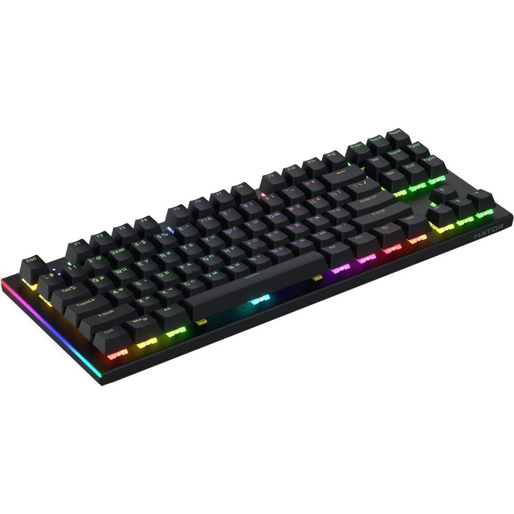 Клавіатура Hator Gravity X TKL Orange USB Black (HTK550UA) - зображення 5