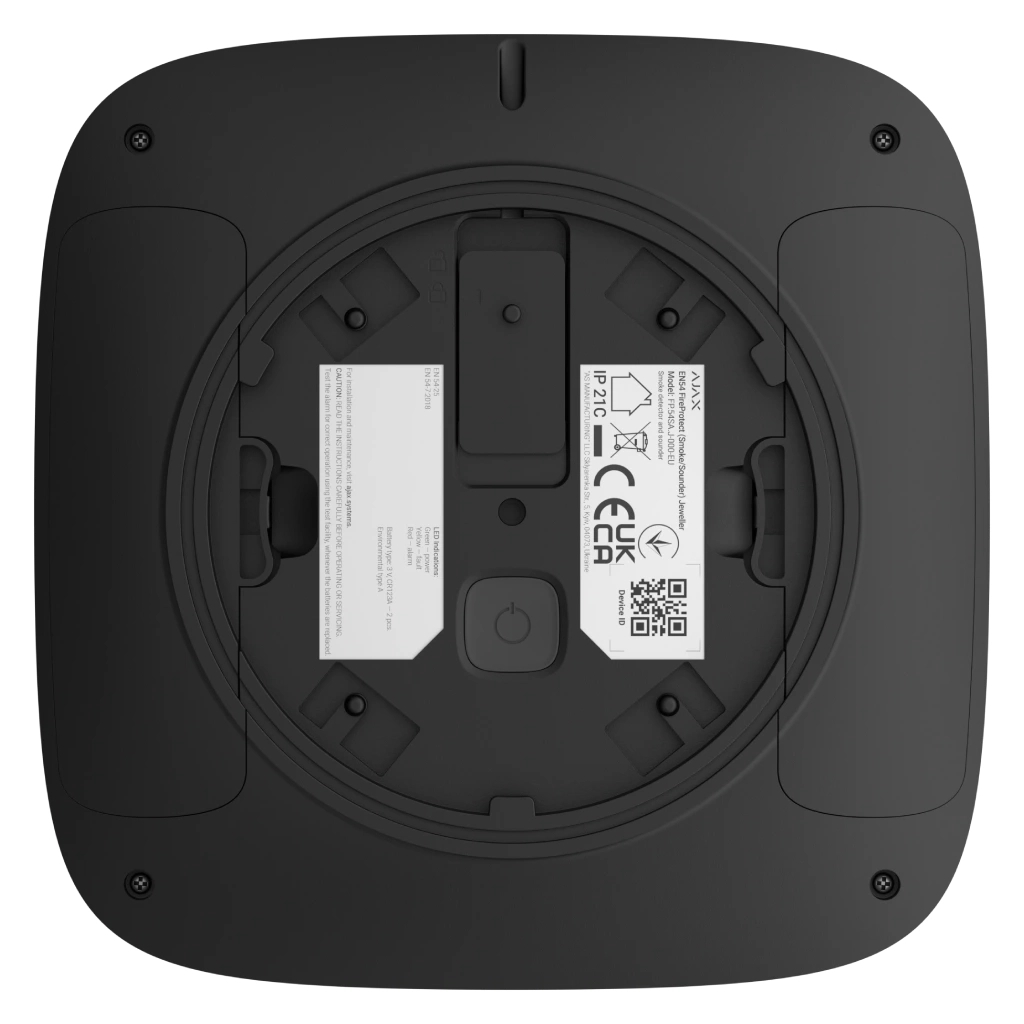 Датчик диму Ajax EN54 FireProtect Smoke/Sounder black - изображение 3
