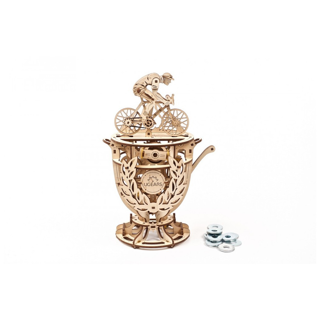 Конструктор Ugears Автоматон Велосипедист (6337280) - зображення 4