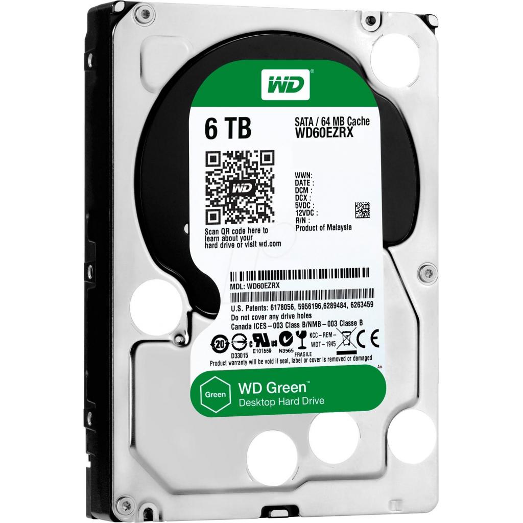 Жорсткий диск 3.5" 6TB WD (# WD60EZRX-FR #) - зображення 1
