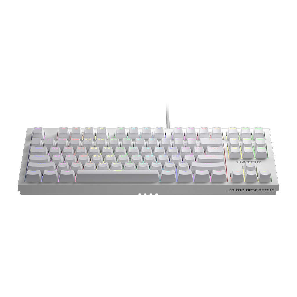 Клавіатура Hator Skyfall TKL PRO USB White (HTK-656) - зображення 2