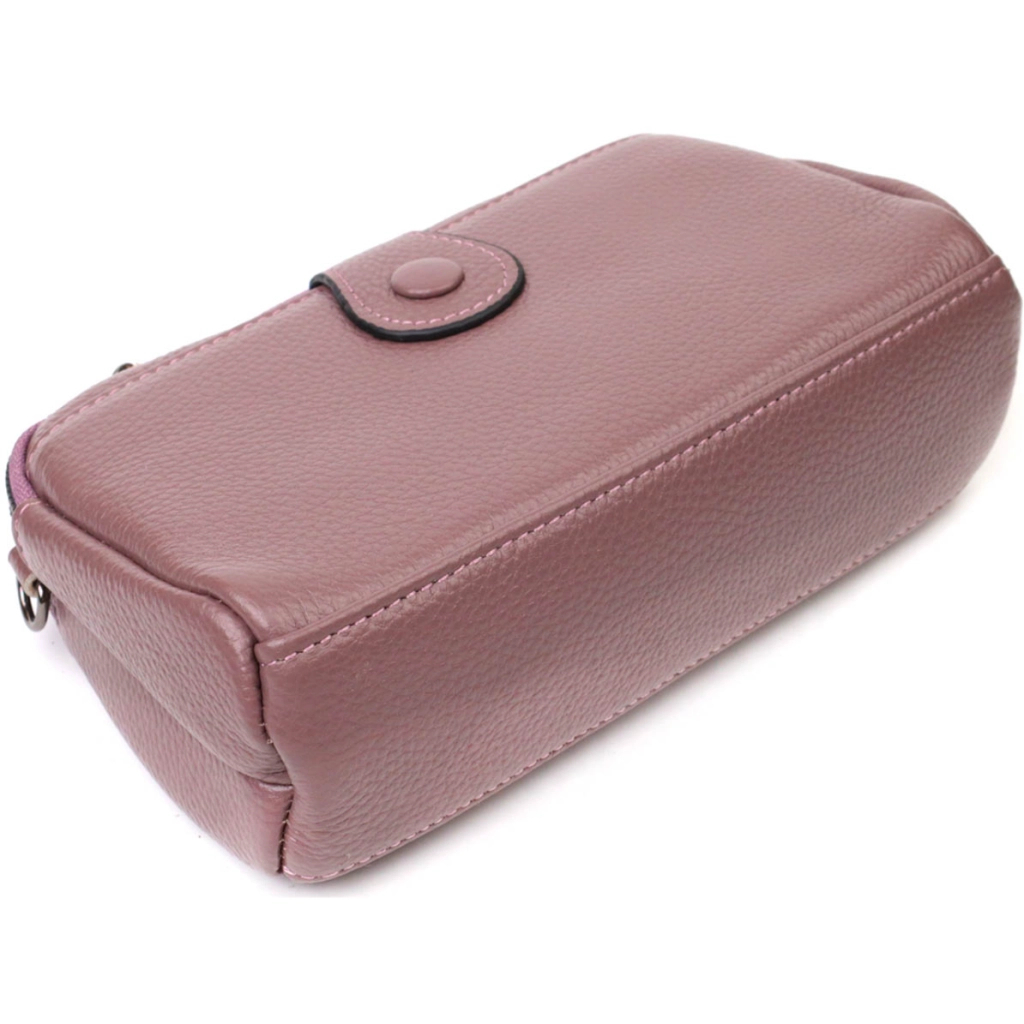 Сумка Vintage З натуральної шкіри Пудрова (22126) - зображення 3