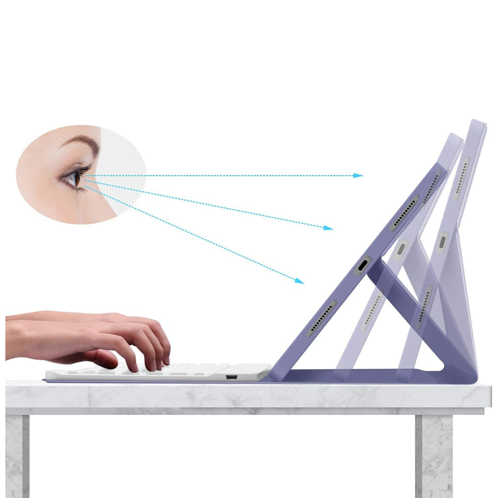 Чохол до планшета BeCover Keyboard+TouchPad Apple iPad Air 11" M2/M3 (2024/2025) Purple (712600) - зображення 5