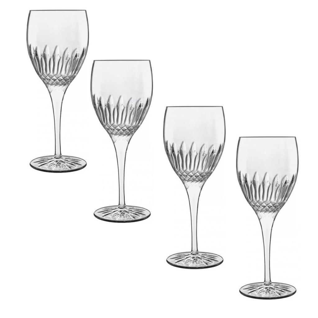 Набір келихів Luigi Bormioli Diamante для білого вина 380 мл 4шт/уп (12758/01) - зображення 2