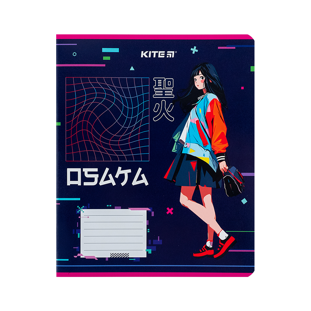 Зошит Kite Anime 12 аркушів, лінія (K24-234-1) - зображення 8