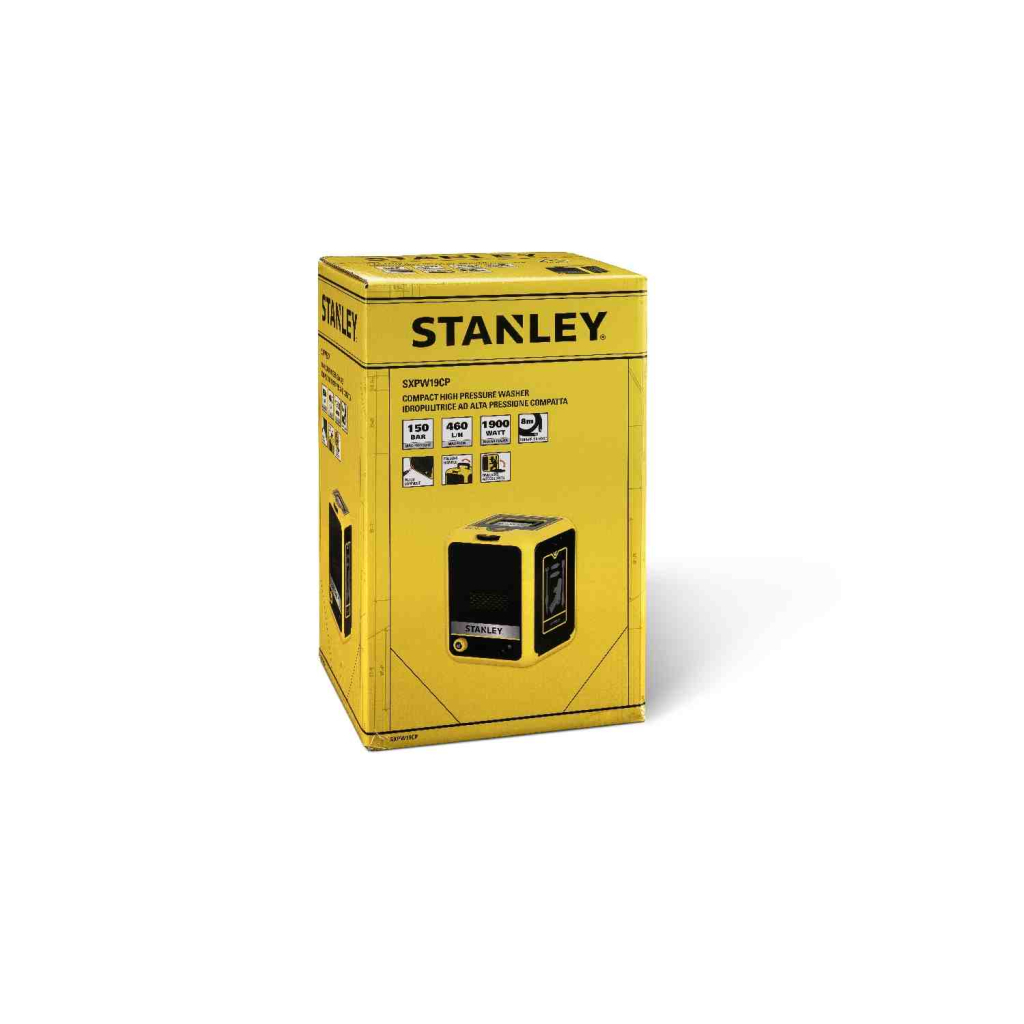 Мийка високого тиску Stanley 1.9 кВт, 150 бар, шланг 8 м (SXPW19CP-E) - зображення 11