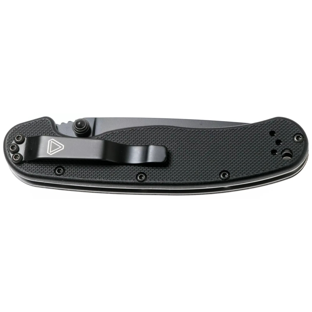 Ніж Ontario Knife RAT II D2 Black, Black Blade (ON8830) - зображення 4