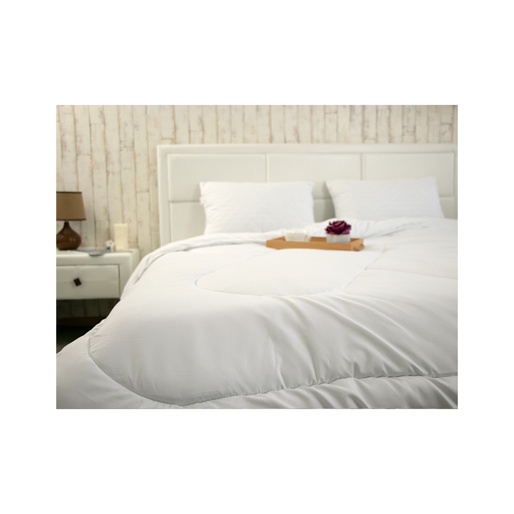 Ковдра Руно набір ковдра 140х205 + 1 подушка 50х70 (924.52СЛБ_Білий) - зображення 7