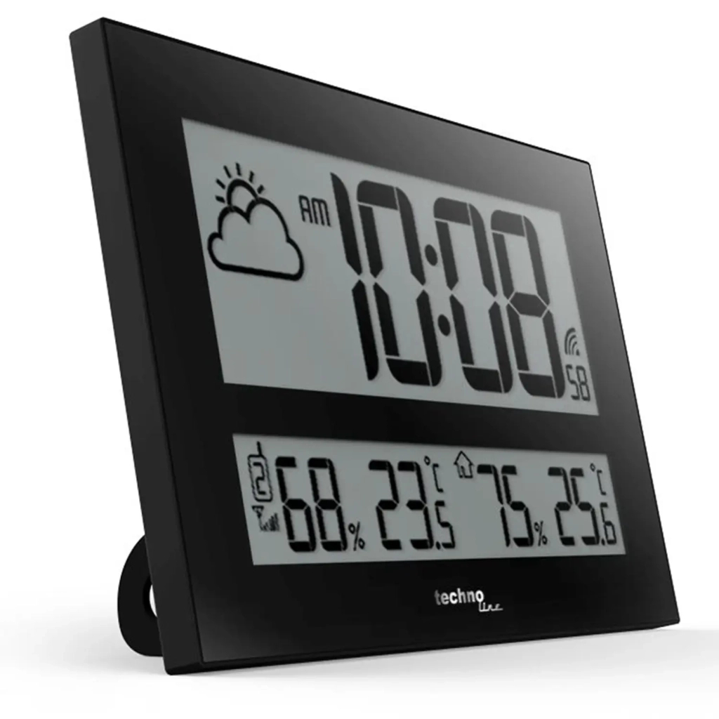 Настінний годинник Technoline WS8011 Black (DAS301307) - зображення 2