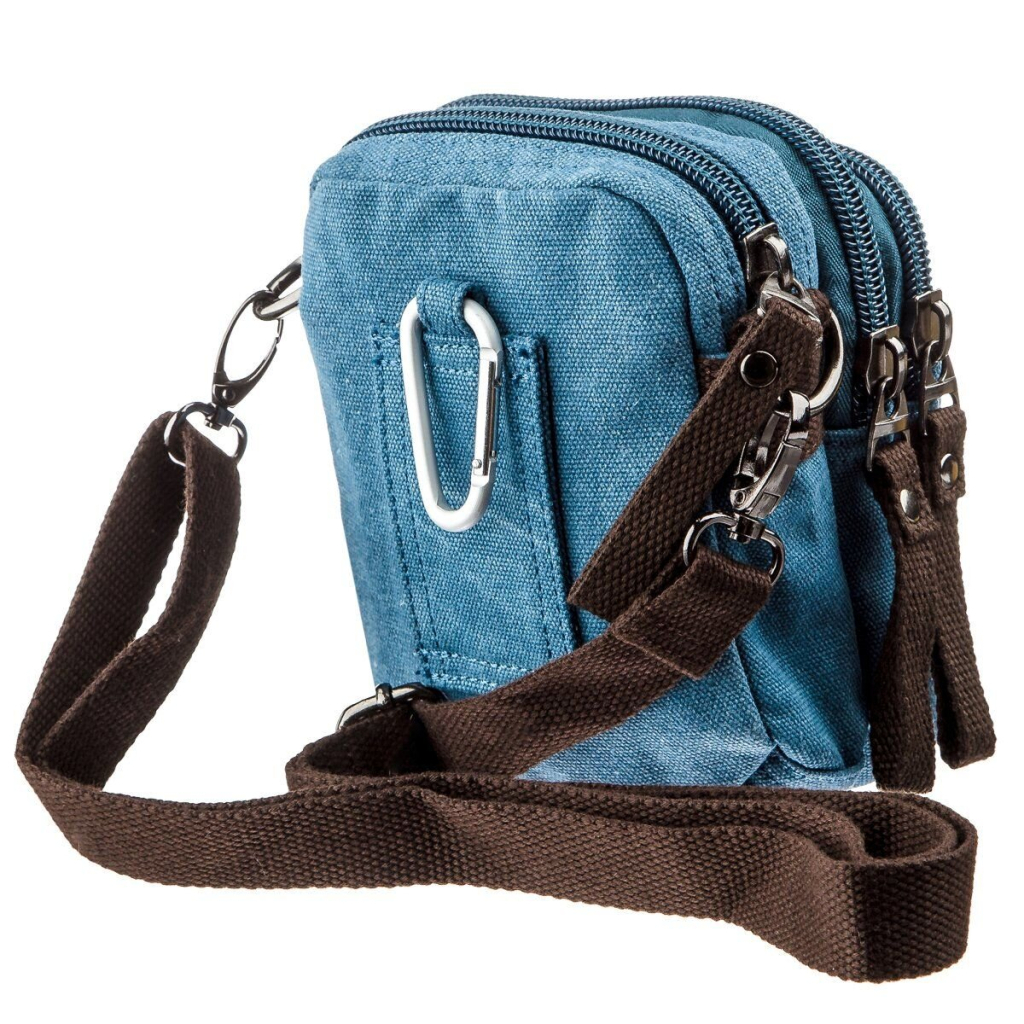 Сумка Vintage Текстильна Блакитна (20164) - зображення 2