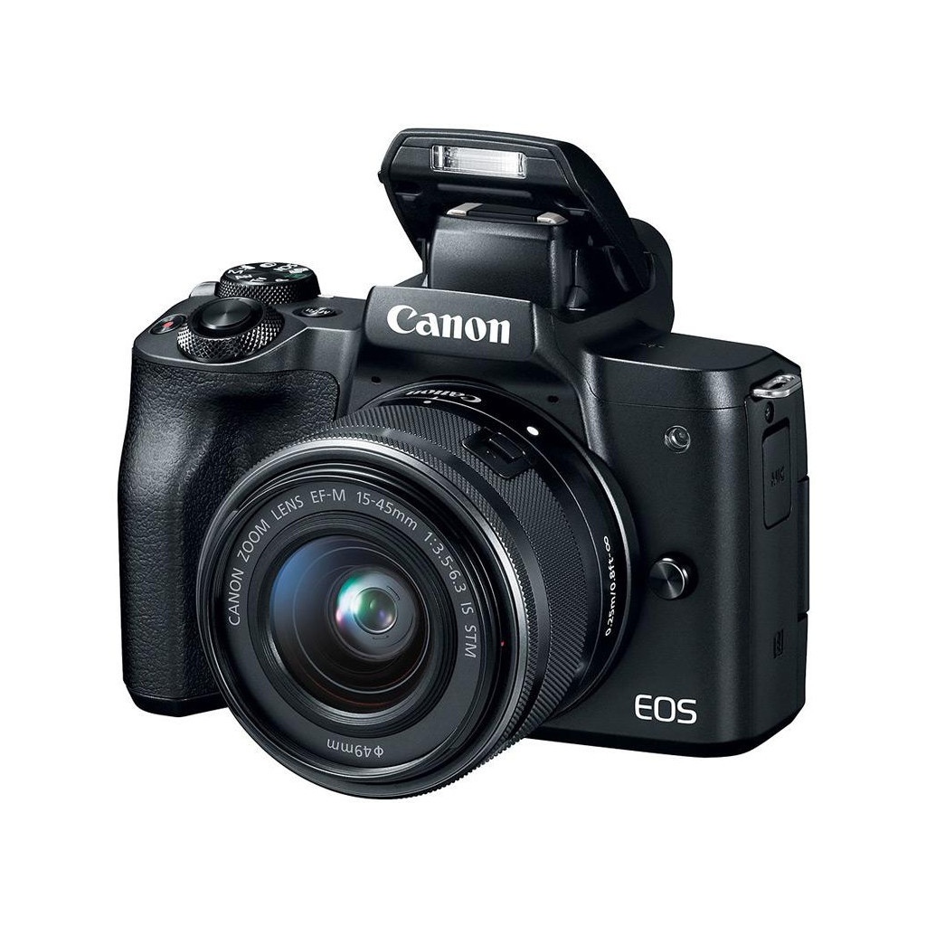 Цифровий фотоапарат Canon EOS M50 15-45 IS STM + 55-200 IS STM kit black (2680C054) - зображення 10