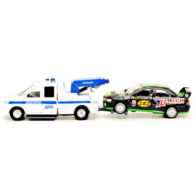 Спецтехніка Технопарк Эвакуатор Полиция с машиной (CT-1241-W(WB)P) - зображення 2