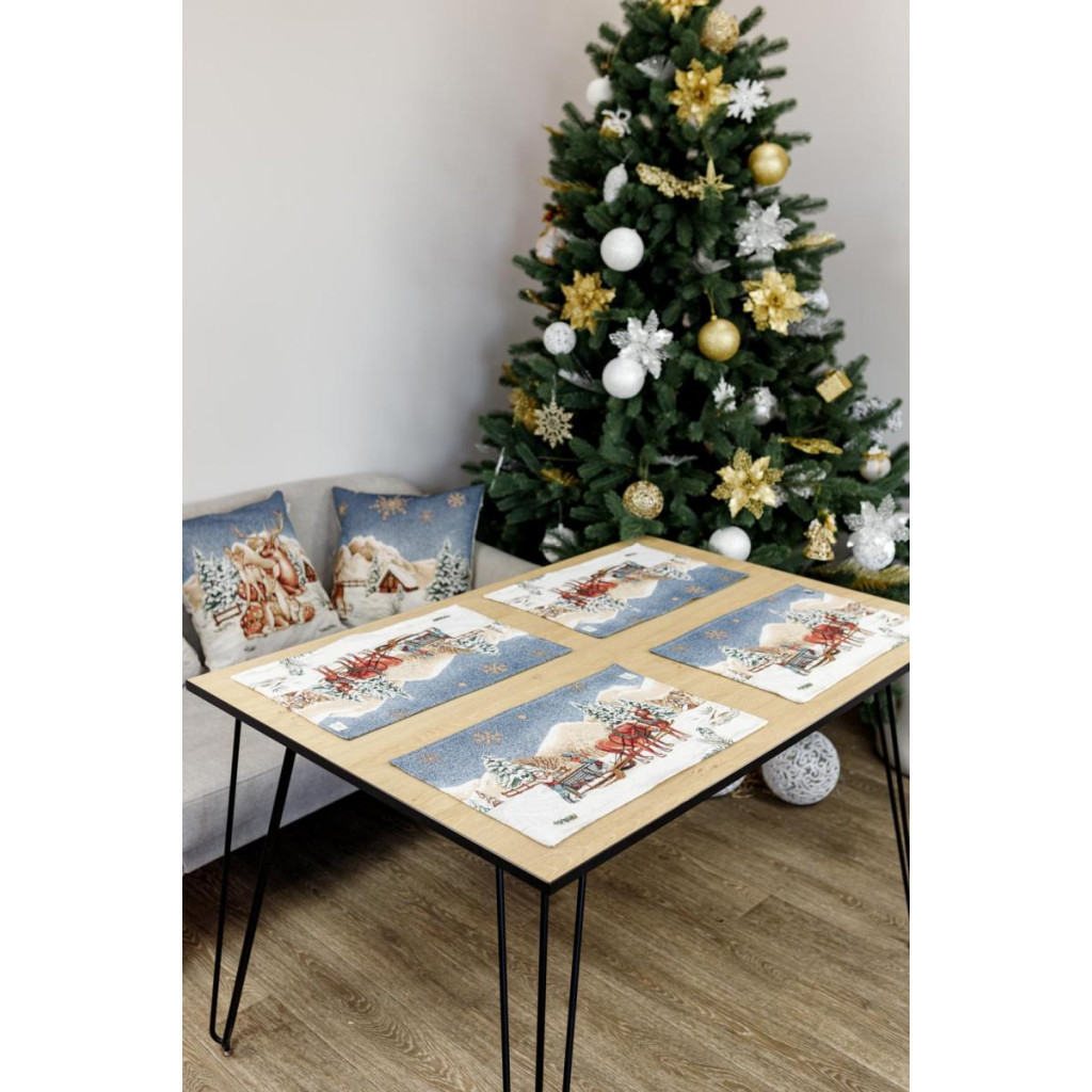 Серветка на стіл Прованс гобеленова Блакитне сяйво 30х50 см (4823093450226) - зображення 3