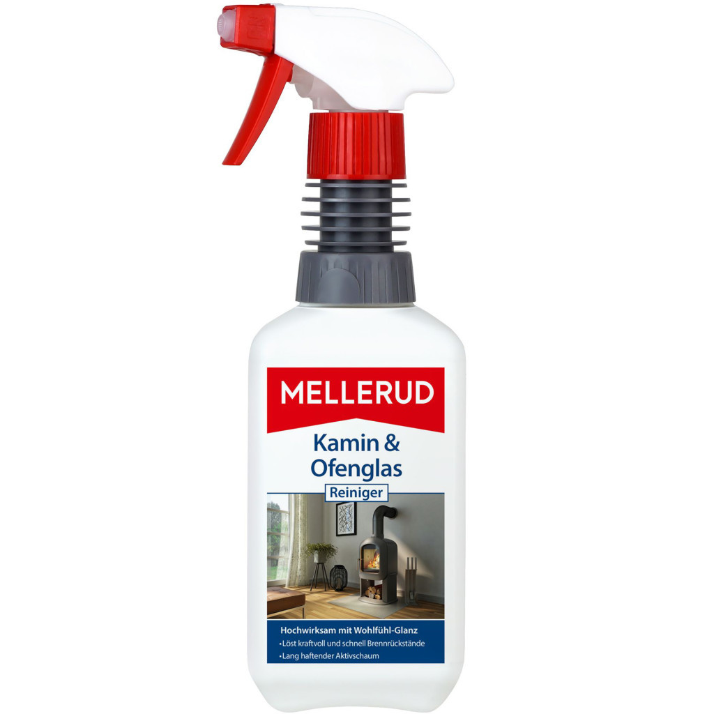 Спрей для чищення кухні Mellerud Для термостійкого скла каміна та духовки 500 мл (2001000073) - зображення 1
