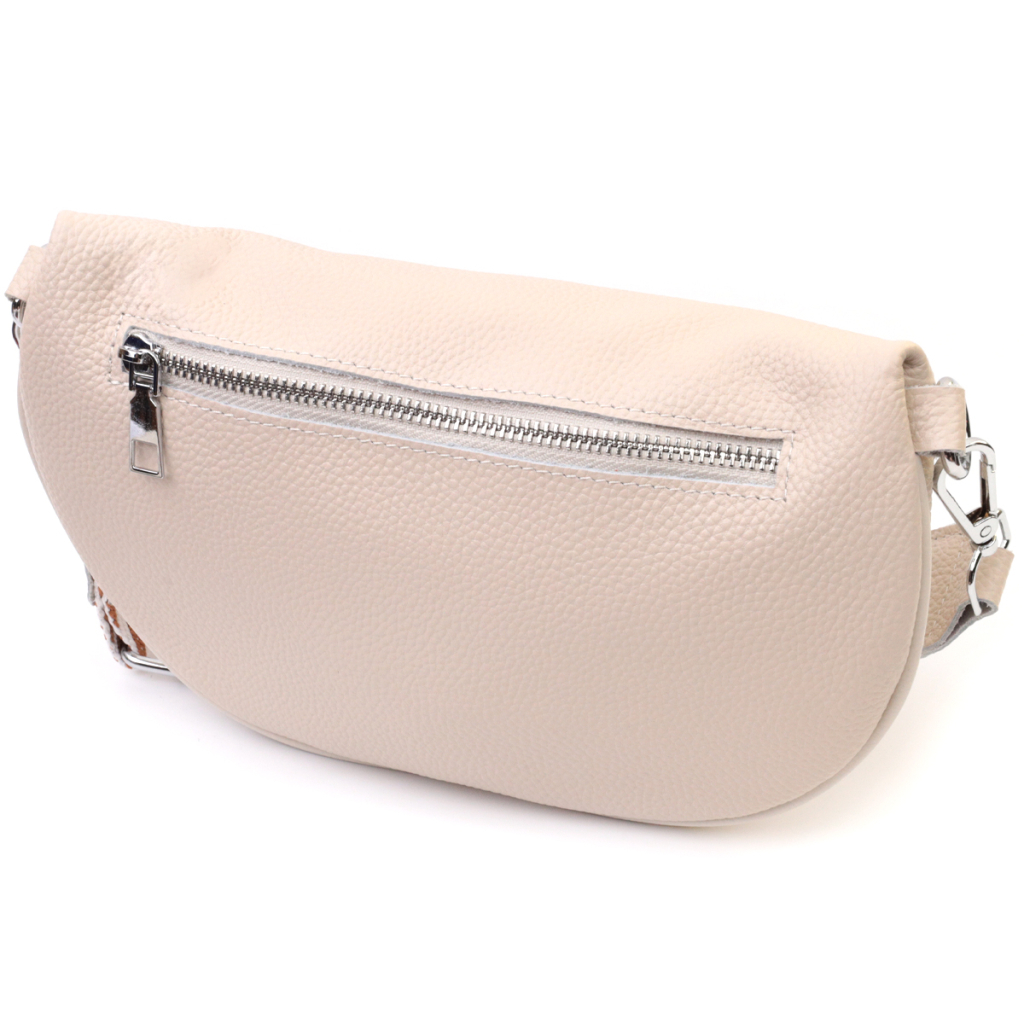 Сумка Vintage Шкіряна жіноча через плече з міні гаманцем Біла (22664) - зображення 2