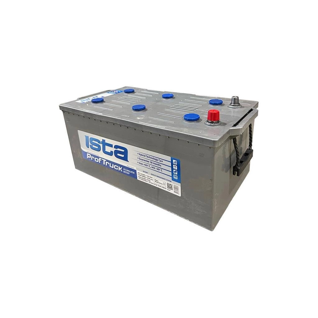 Акумулятор автомобільний Ista Prof Truck 225Ah бокова(+/-) (1500EN) - зображення 2