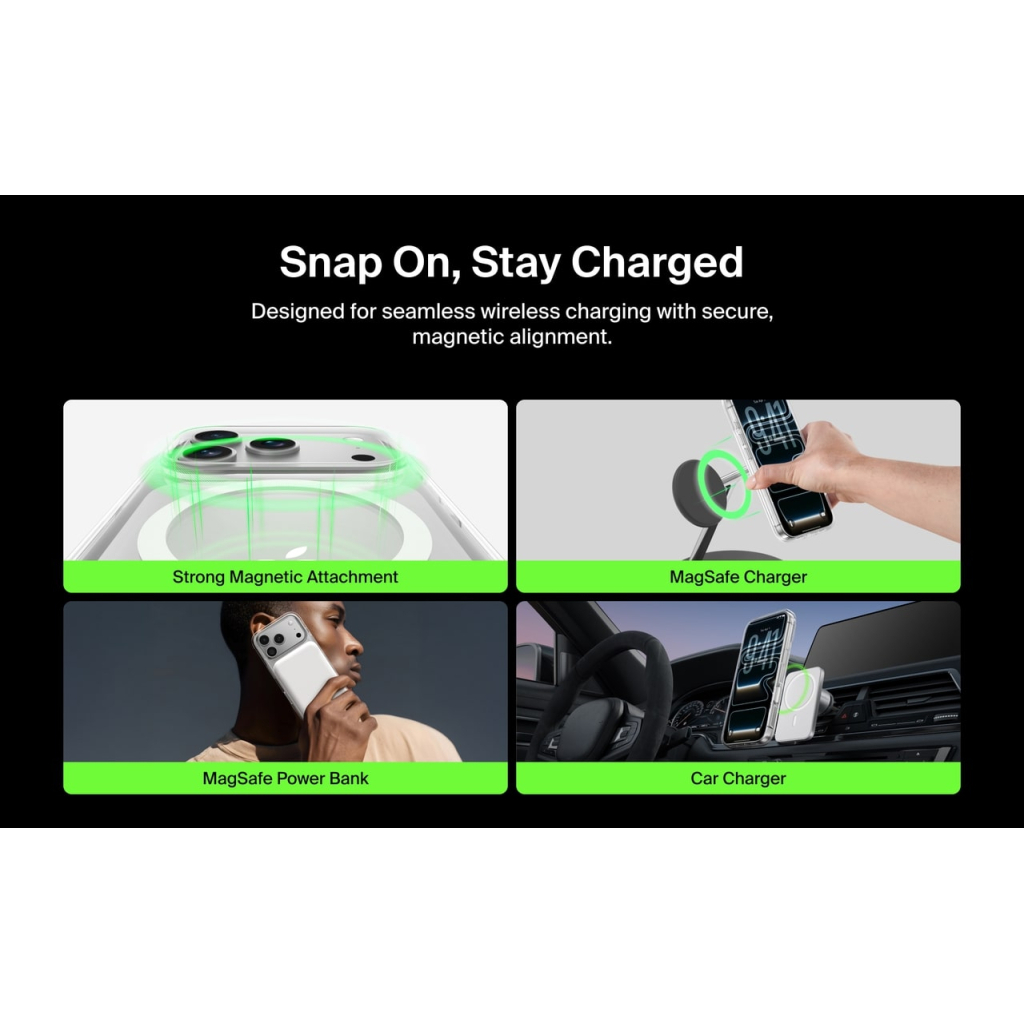 Чохол до мобільного телефона Belkin Magnetic Protective Clear iPhone 17 Pro (MSA031HQCL) - зображення 8