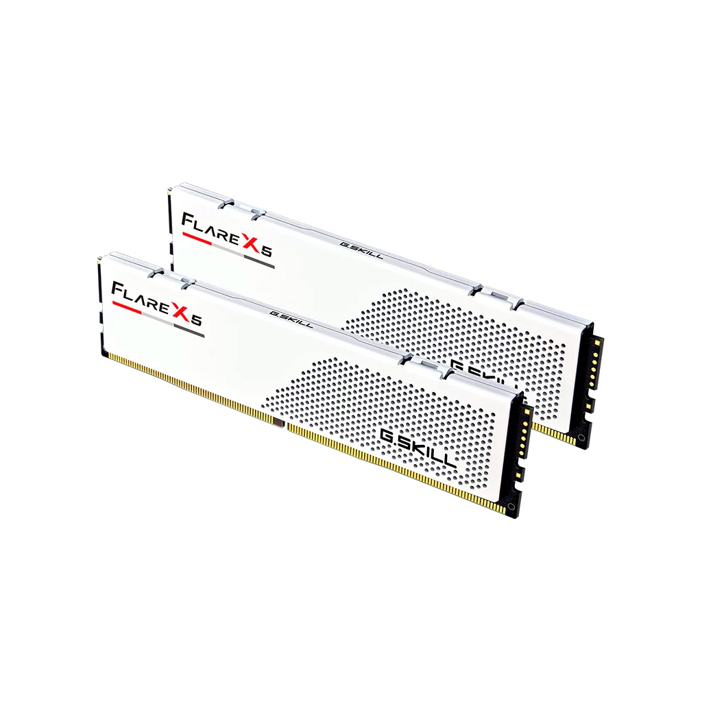 Модуль пам'яті для комп'ютера DDR5 48GB (2x24GB) 6000 MHz Flare X5 Matte White G.Skill (F5-6000J3036F24GX2-FX5W) - зображення 3