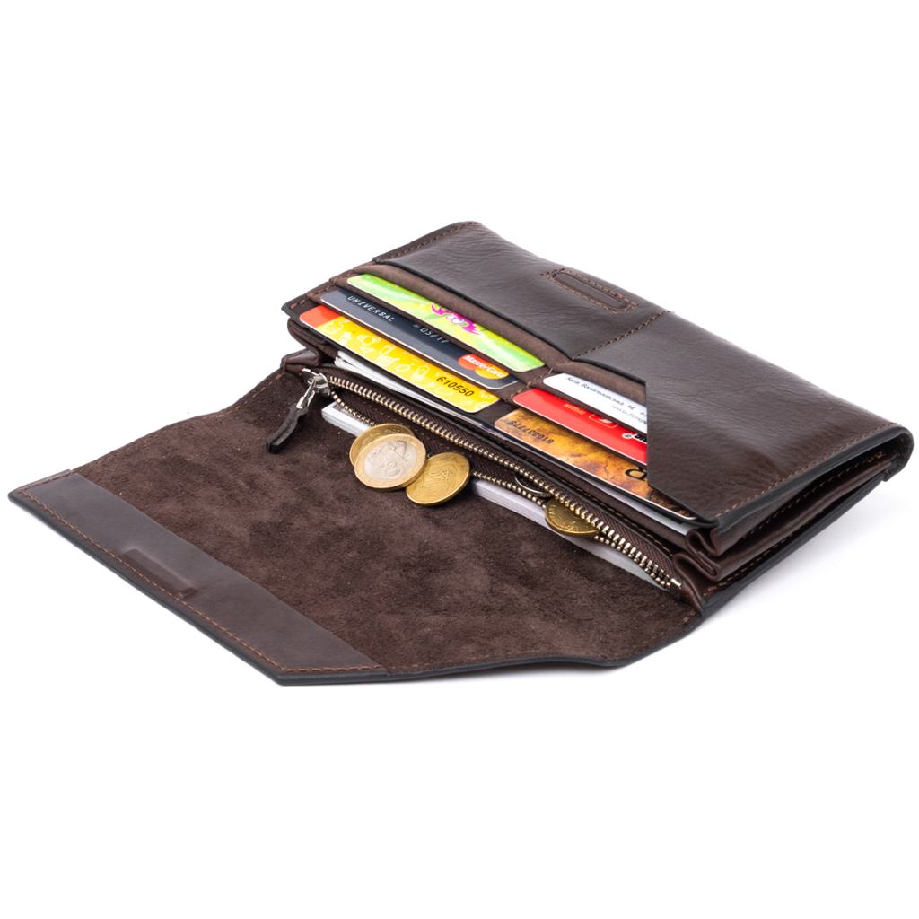 Портмоне Grande Pelle Шоколадне (11317) - зображення 7