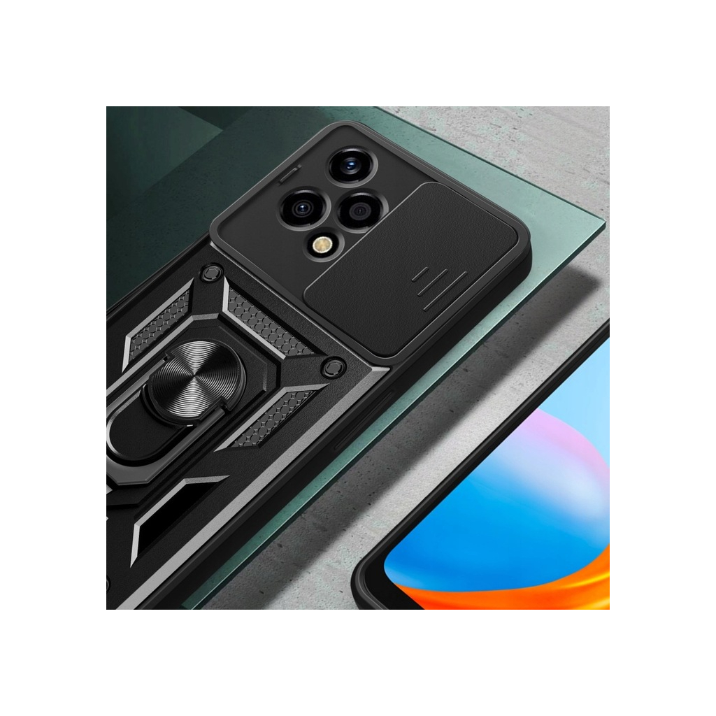 Чохол до мобільного телефона BeCover Military Honor 200 Lite Black (713044) - зображення 5