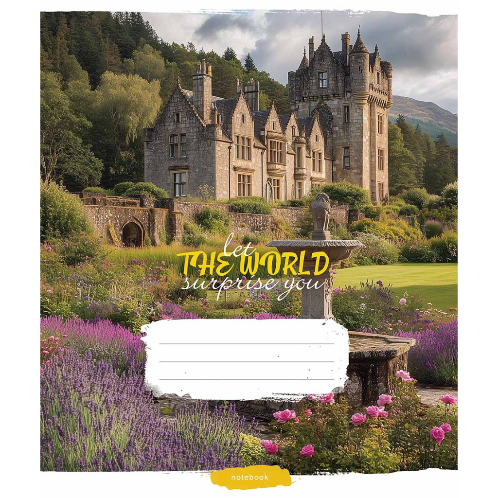 Зошит Школярик Let the world surprise you 60 аркушів клітинка (060-3548K) - зображення 4