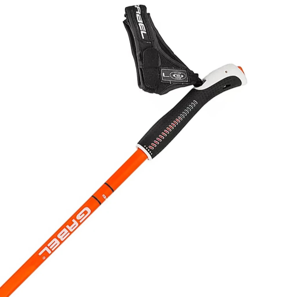 Палиці для скандинавської ходи Gabel X-1.35 Red/Orange 105 (7009361141050) (DAS302707) - зображення 2