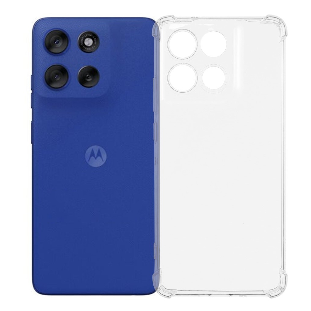 Чохол до мобільного телефона BeCover Anti-Shock Motorola Moto G56 Clear (713802) - зображення 8