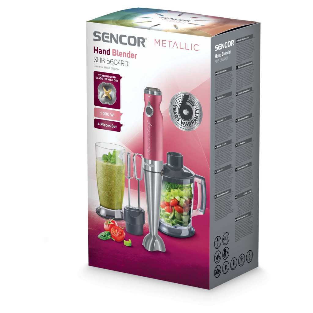 Блендер Sencor SHB5604RD - зображення 9