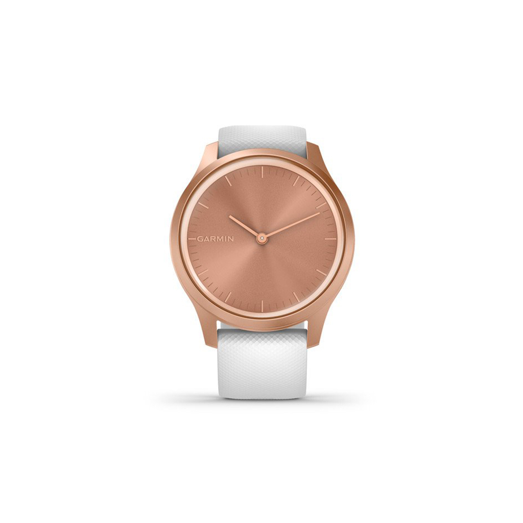 Смарт-годинник Garmin vivomove Style, S/E EU, Rose Gold, White, Silicone (010-02240-20) - зображення 2