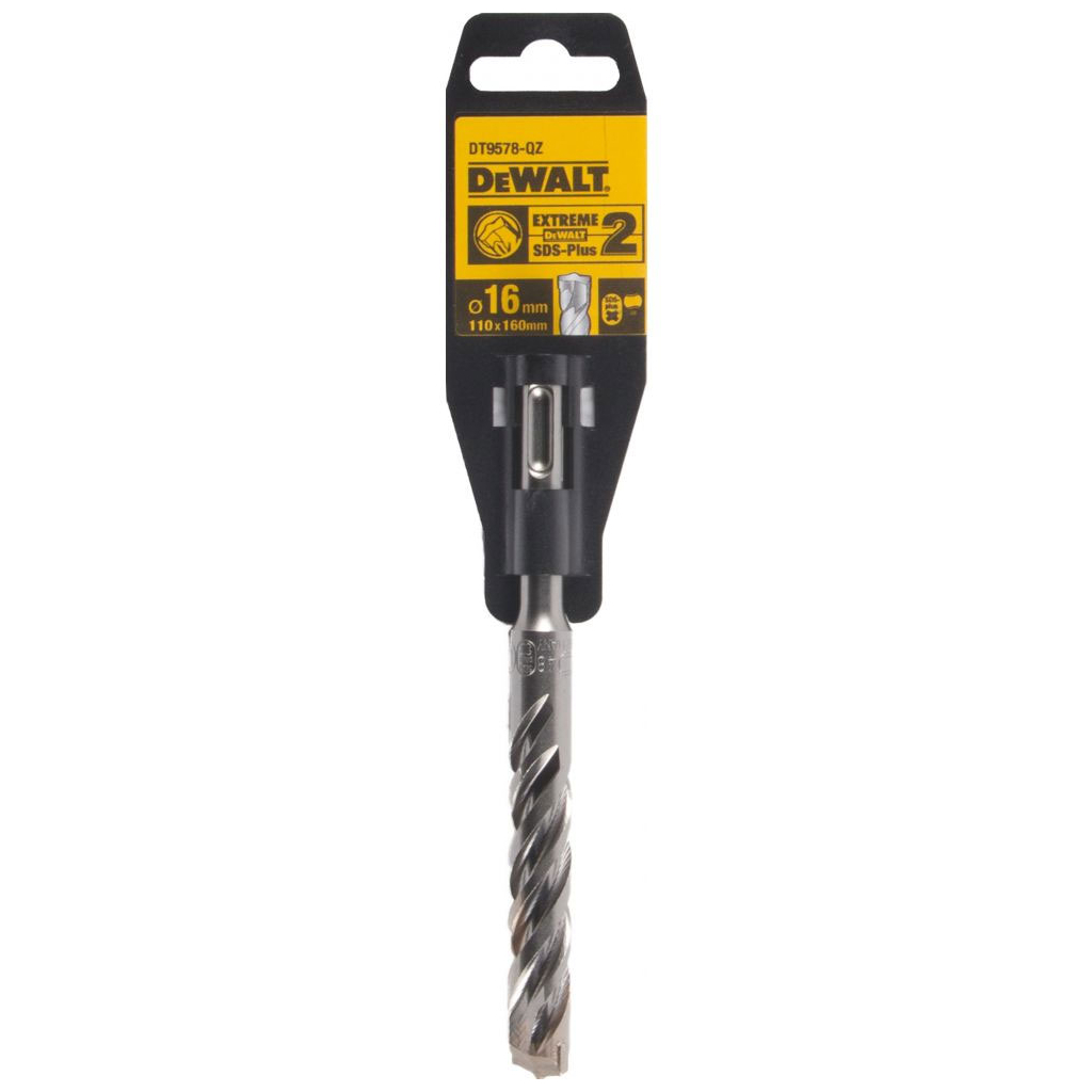 Бур DeWALT SDS-Plus EXTREME2, 16x100x160мм (DT9578) - зображення 1
