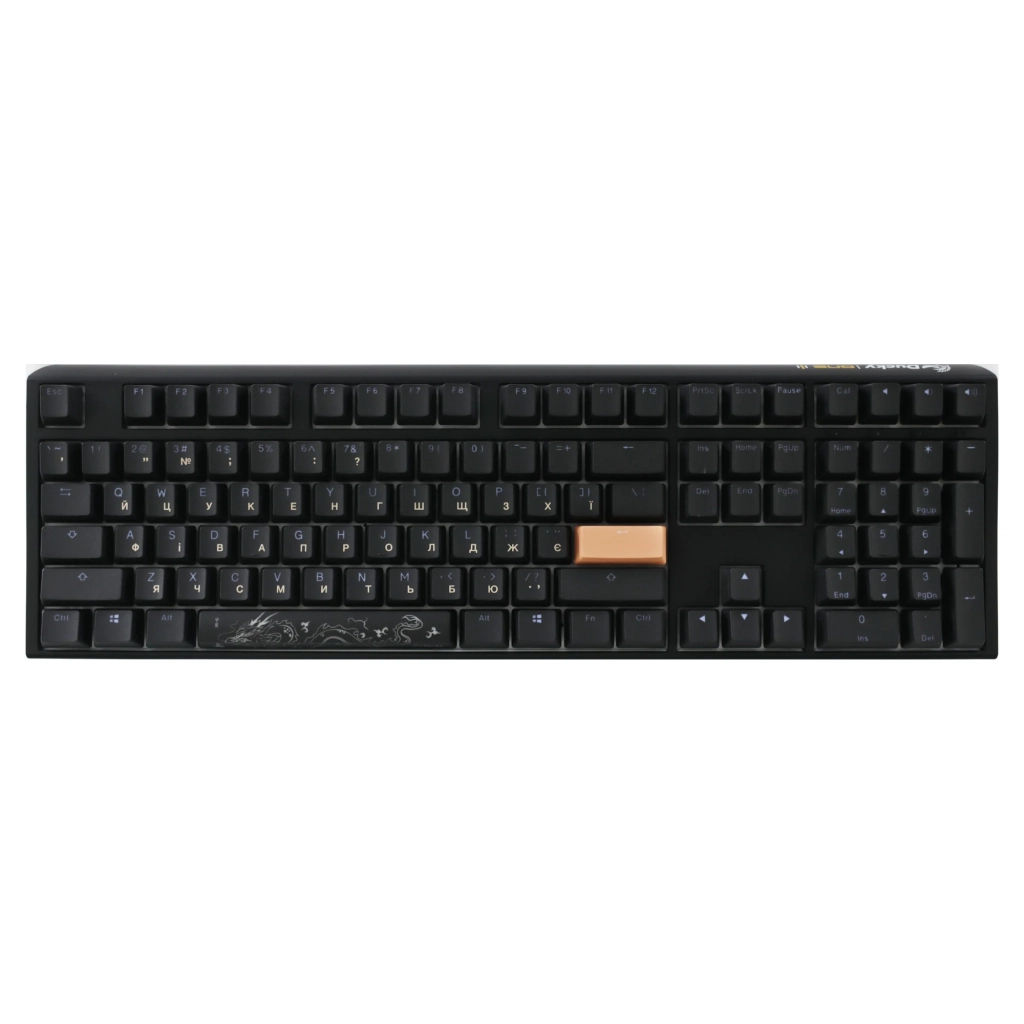 Клавіатура Ducky One 3 Cherry MX Speed Silver RGB UA USB Black (DKON2108ST-PUAPXCLAWSC1) - зображення 2