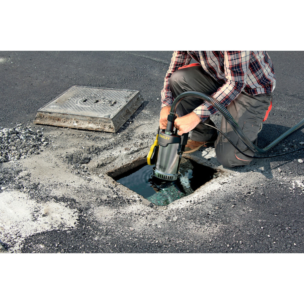 Дренажний насос Stanley 0.75 кВт, для чистої води, 11000 л/год, н (SXUP750XCE) - зображення 5