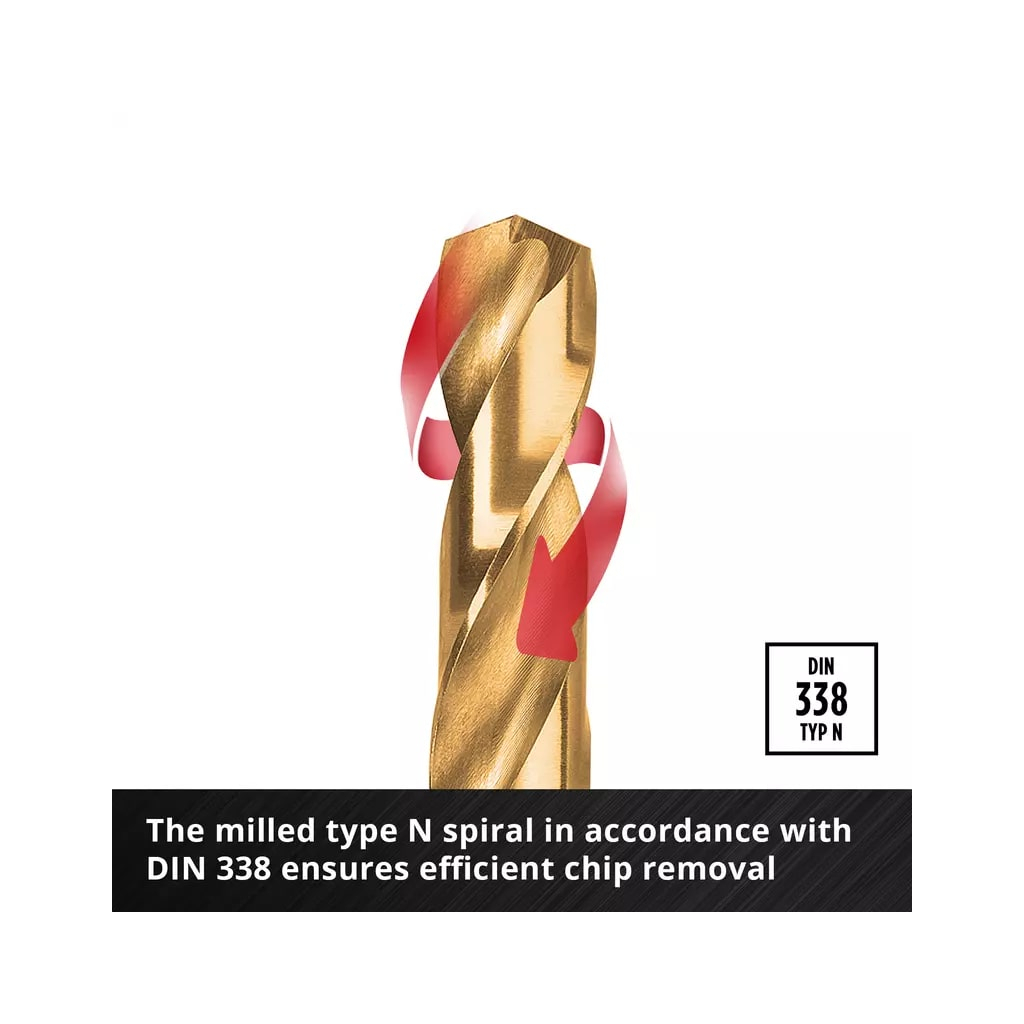 Набір свердл Einhell по металу 19шт, 1-10мм, кейс (427019) - зображення 5