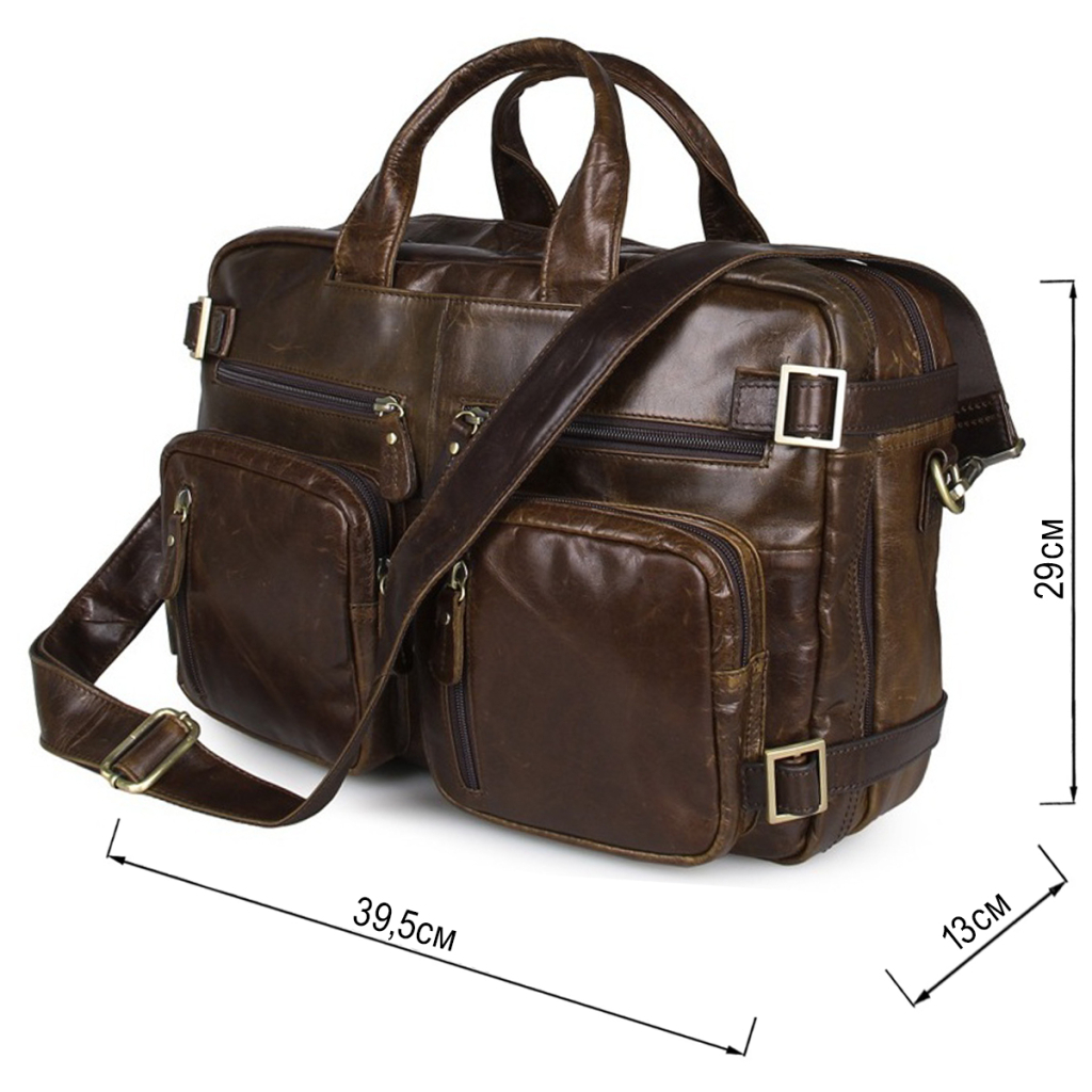 Сумка Vintage Коричнева (14074) - зображення 3