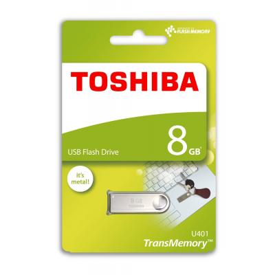 USB флеш накопичувач Toshiba 8GB Owari Metal USB 2.0 (THN-U401S0080E4) - зображення 5