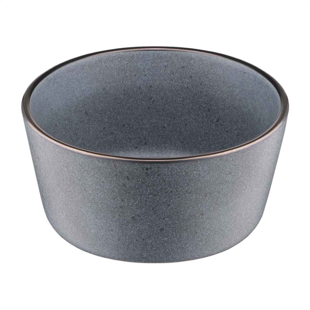 Салатник Ardesto Fasano 700мл, 15.1см, кераміка, сірий темний (AR0315FDG) - изображение 2